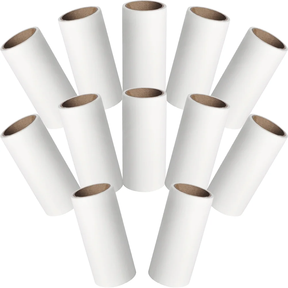 12 Pcs Pet Lint Roller Refills Hair Sticker Rollers for Crafting Remover Dog Brush Carpet