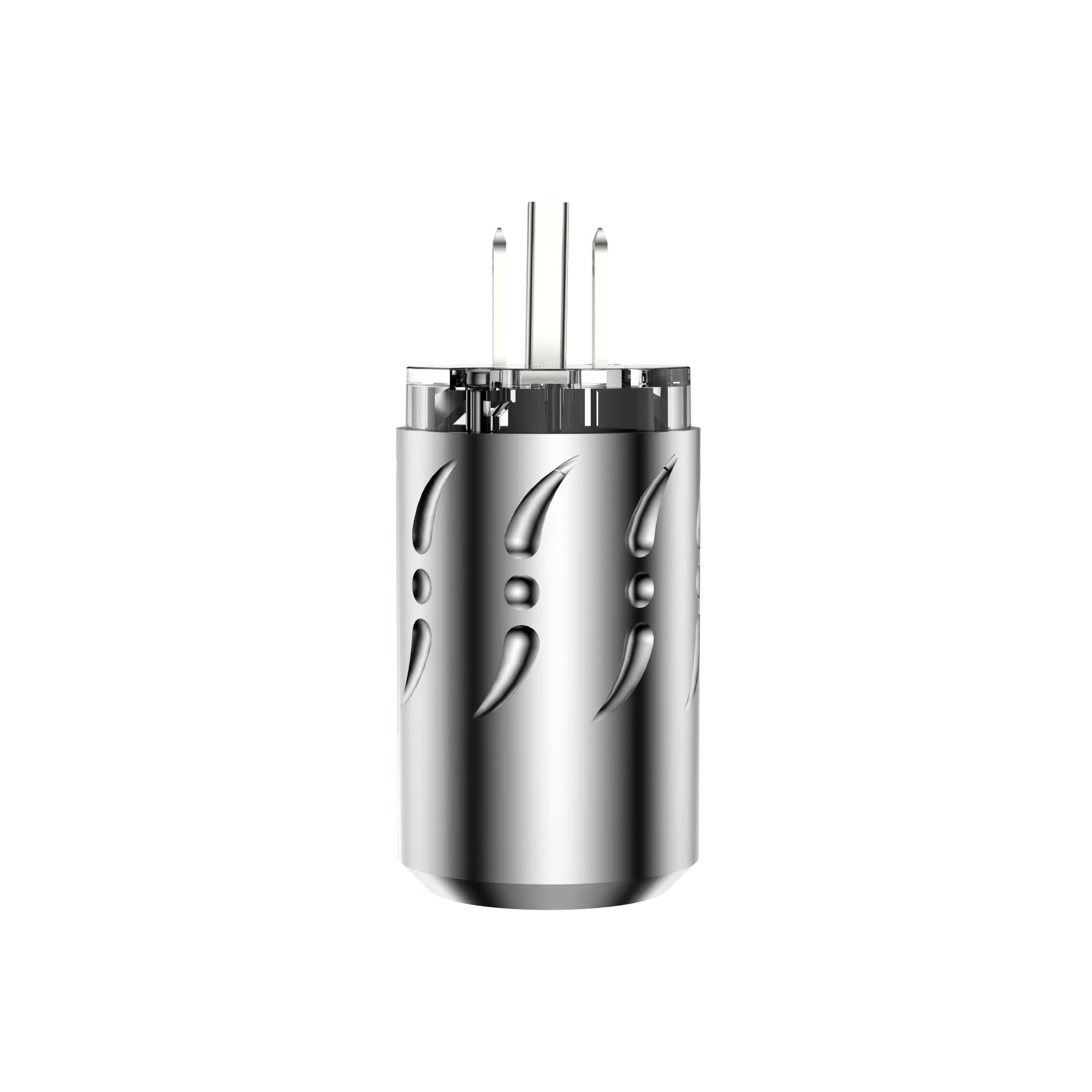 Viborg VM512S+VF512S IEC Plug Audio Power Connector Pure Copper Silver Plated US Power Plug for Enhanced Sound Quality