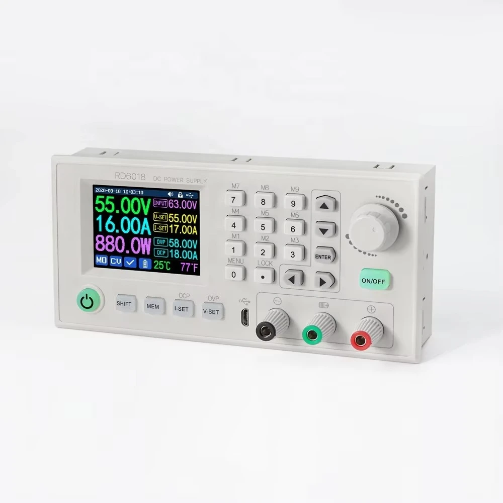 RD6018 USB DC-DC Voltage Step Down Power Supply Module Buck Converter Voltmeter 60V 18A