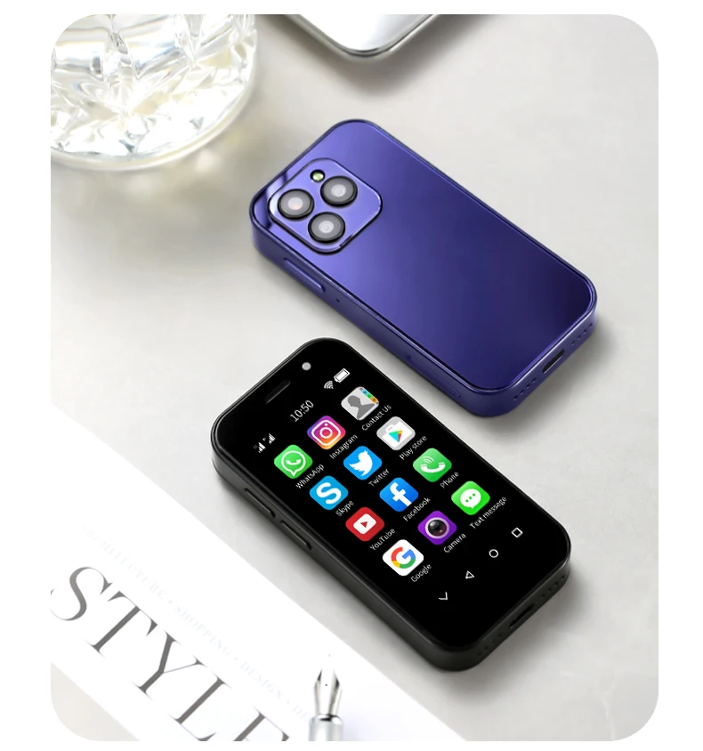 SOYES XS14 PRO 4G Small Smartphone 3.0inch 2GB RAM 16GB ROM Dual SIM MTK Type-C BT4.0 LTE 5MP 2000mAh Android Mini CellPhone