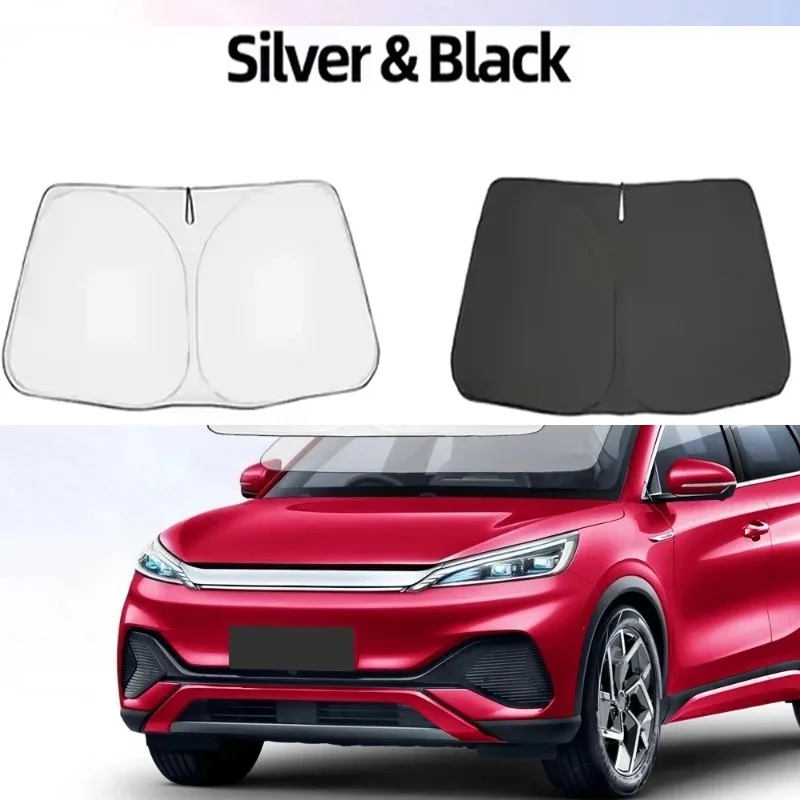 For BYD Atto 3 2021-2025 Car Windshield Sun Shade Reflector Sunshade Offers Protection for Car Interior Yuan Plus Accessories