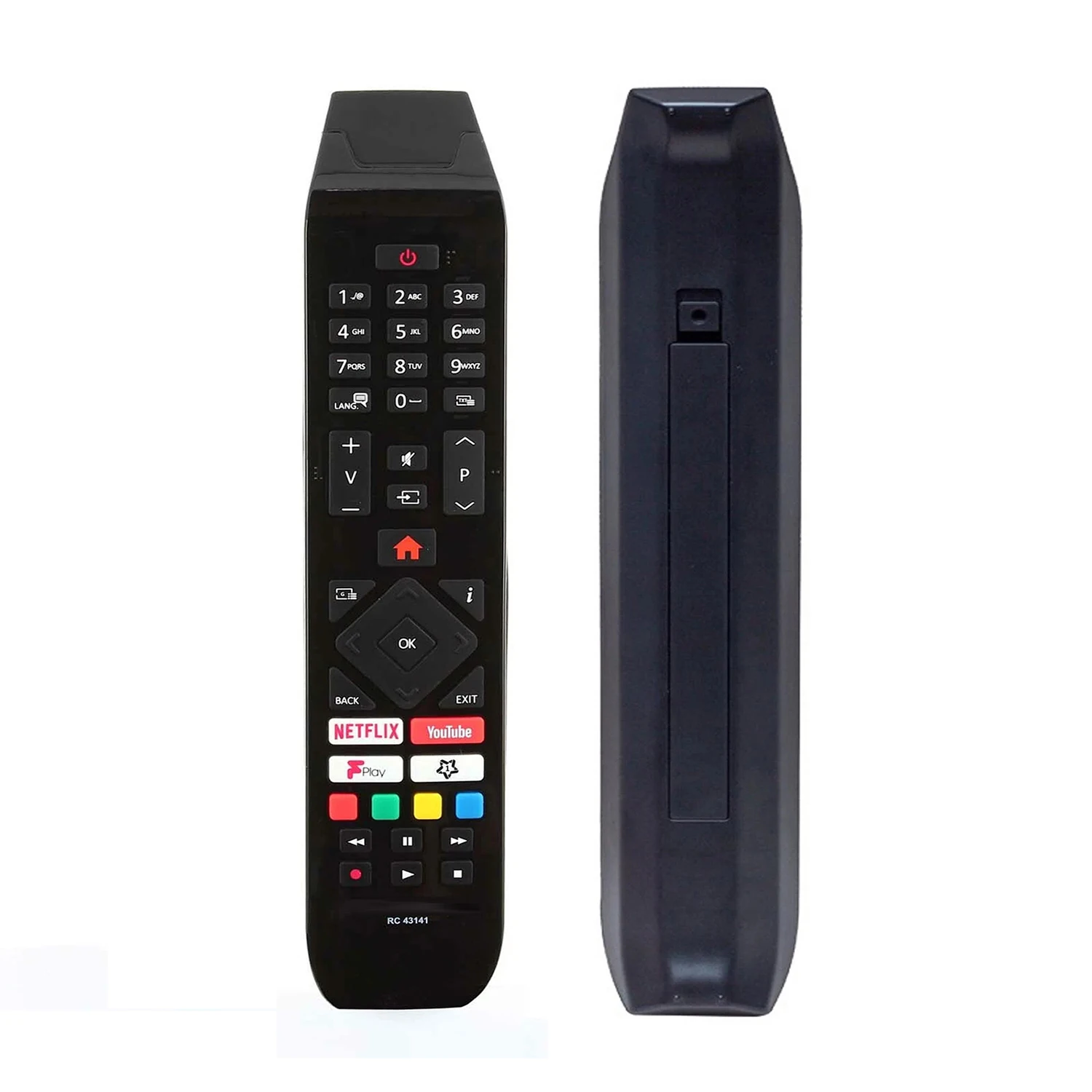 RC-43141 Remote Control Replace for Hitachi TV 32HEV210U 32HEV220U 32HB26J61U 50HK25T74UH