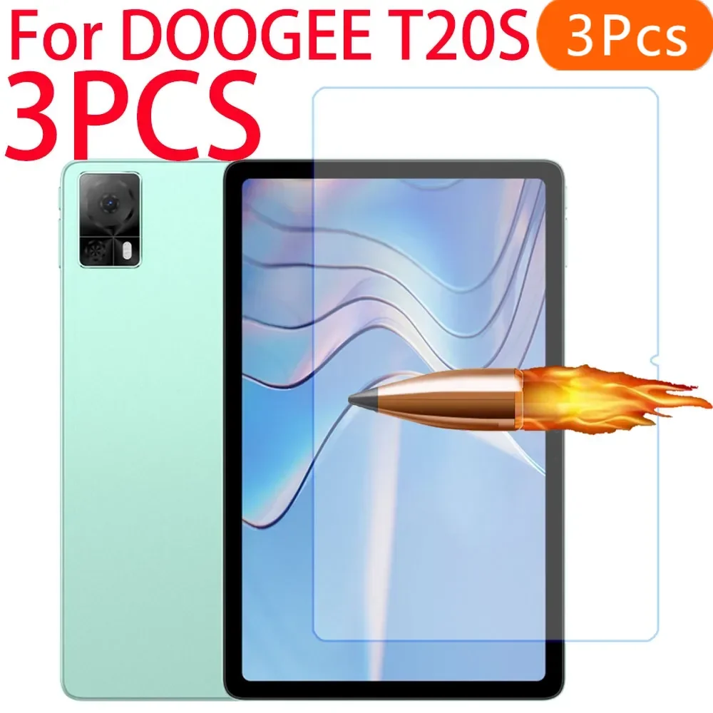 

3PCS 9H Full Cover Tempered Glass For DOOGEE T20S t20s 10.4 inch 2023 Tablet Screen Protector Protective Film