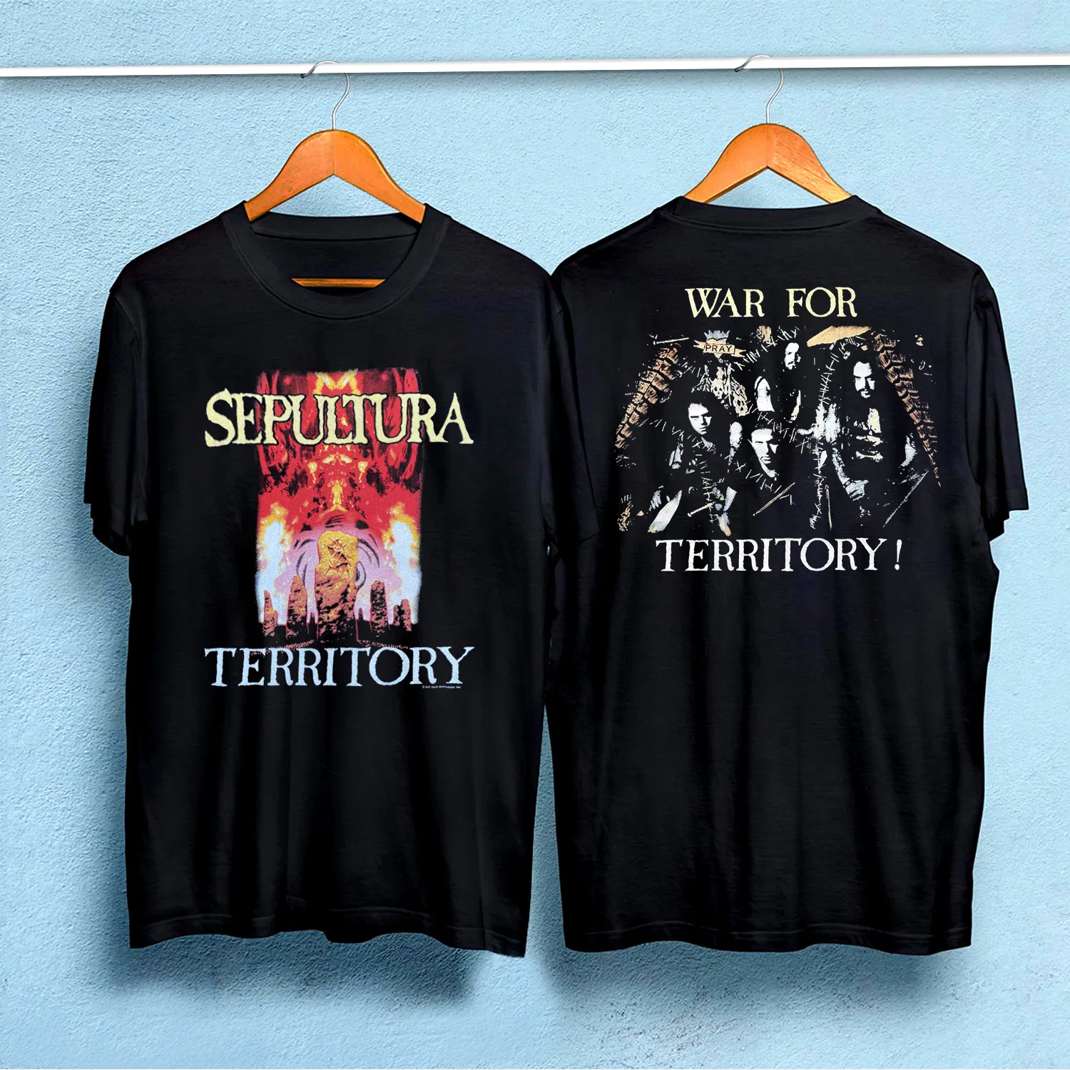 Vintage 1993 Sepultura Territory T Shirt