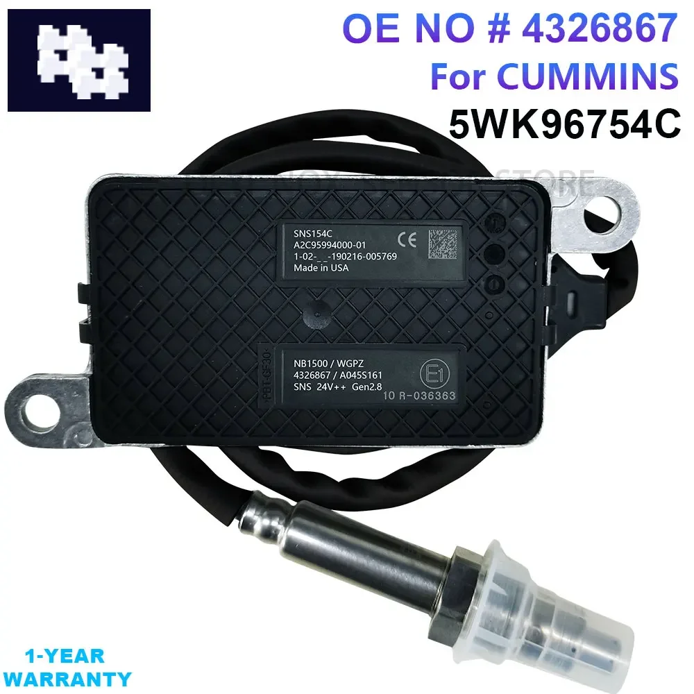 5WK96754C 4326867 5WK96754B 5WK96754C 4326867 Original New Nitrogen Oxide Sensor Nox Sensor For CUMMINS Engine Truck Spare Parts