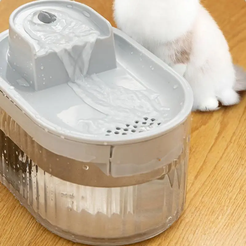 

Pet Water Fountain Automatic Dog Water Dispenser 1.5L Automatic Dispenser Large Capacity Animal Silent Bowl For Dog Indoor Pet