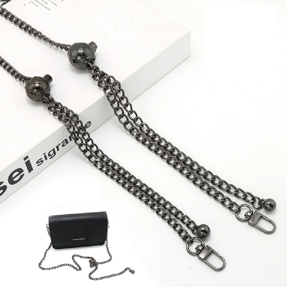 Metal Bags Chain Purse Buckles DIY Women Shoulder Strap For Bags Replace Crossbody Chain Shoulder Bag Parts handbag strap