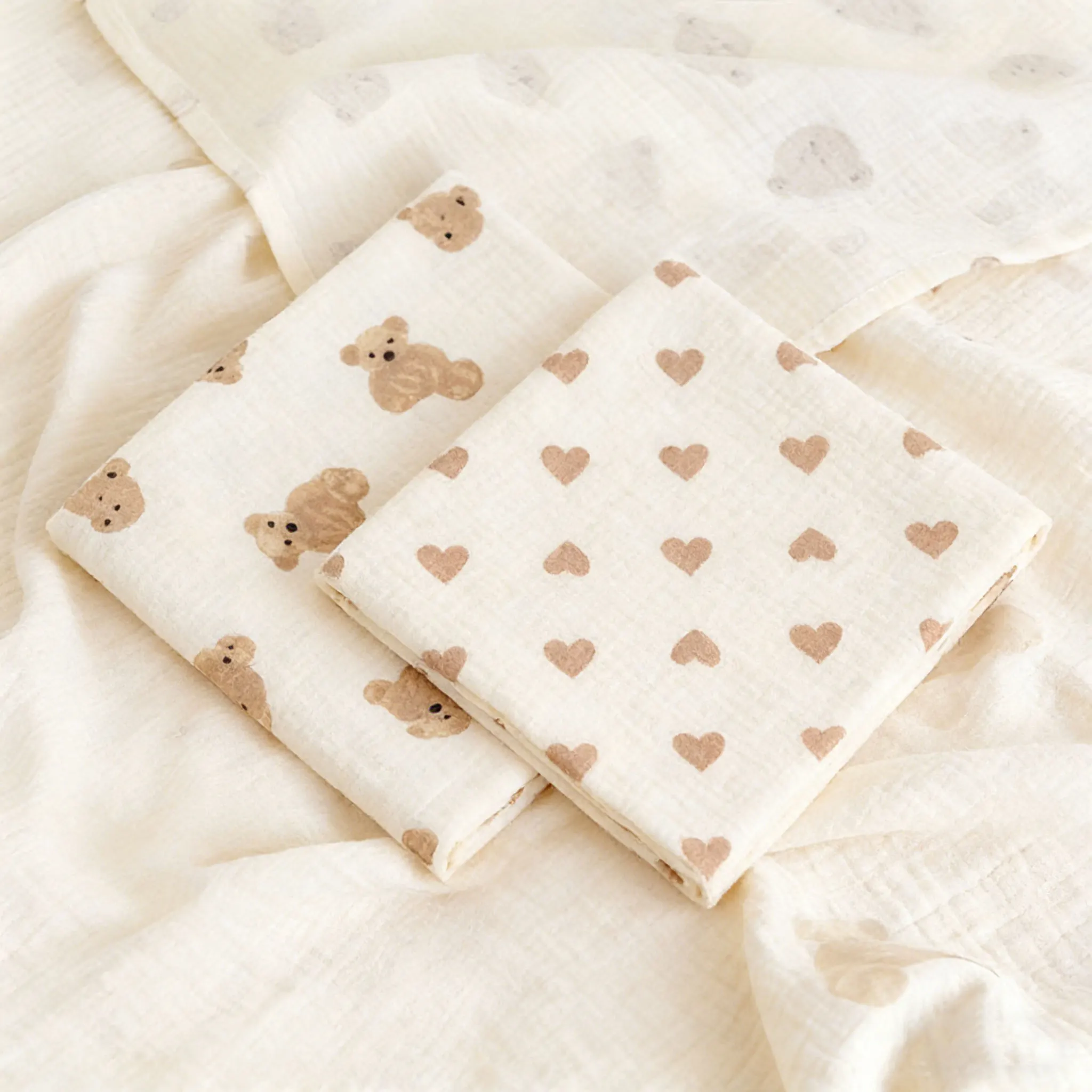 Baby Pure Cotton Bag Single Gauze Skin Friendly Soft Newborn Hug Anti Startle Jump Delivery Room Towel