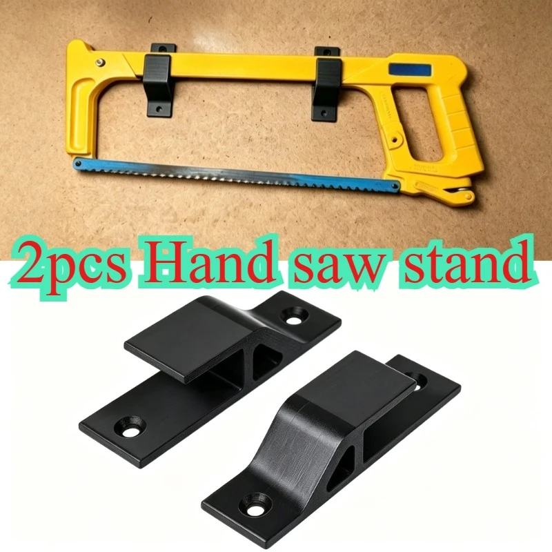 2Pcs 3D Printed Wall Mount Hand Saw Holder Easy Install Durable Wall Bracket Hand Saw Tool Storage Organizer