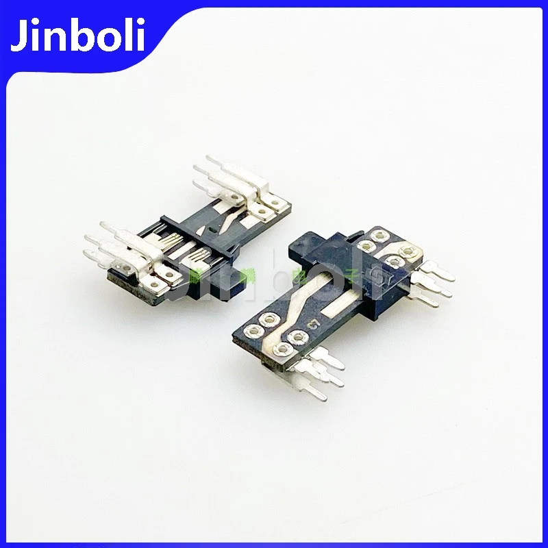 2PCS 30mm B50K Doppel Schiebe Potentiometer 8Pins Power Verstärker Audio Mixer Fader Volumen Licht