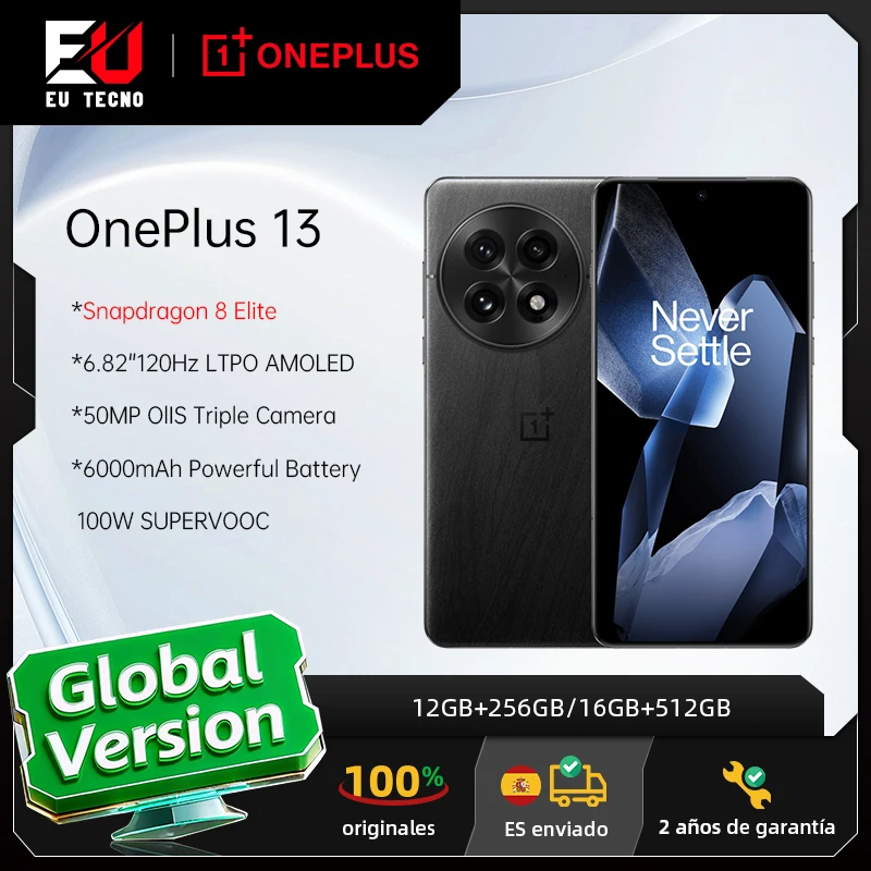 الإصدار العالمي للهاتف الذكي OnePlus 13 5G Snapdragon 8 Elite 100W SUPERVOOC 4K Dolby Vision شاشة 6.82 بوصة IP69 كاميرا 50 ميجابكسل #1