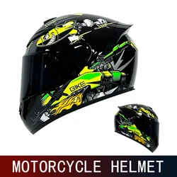 2024 new motorcycle helmet for men and women in summer and winter mecha wind riding helmet motorcycle personality motorcycle ful