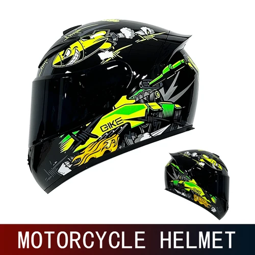 Imagen 2 del producto Casco completo de motocicleta DOT, casco de motocicleta de crucero retro de cola grande para hombre, casco de motocicleta de cobertura total para mantener el calor.