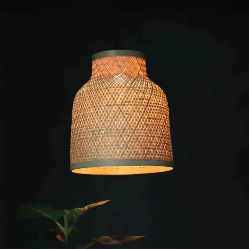 

Can be creative art design handmade chandelier - bamboo lantern - wicker lantern - hanging bamboo decorative lamp