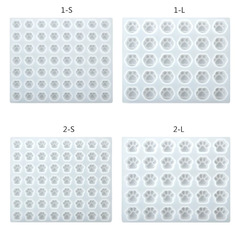 Moldes silicone para garra gato, feitos à mão, faça você mesmo, pastilha cera pata animal, resina epóxi, dropship