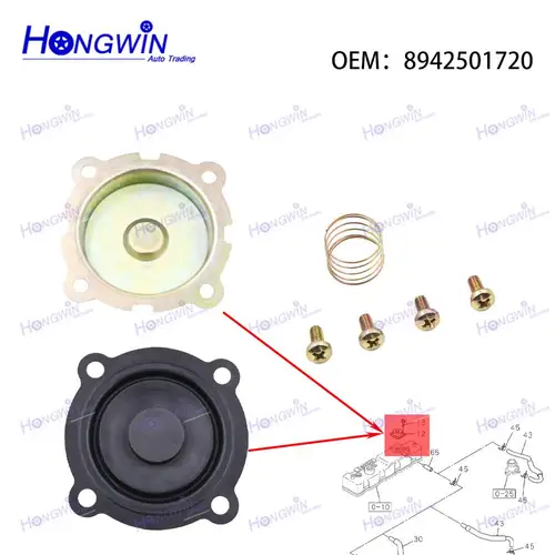 1/3 Uds 8942501720 válvula de ventilación del cárter para Isuzu 4JA1 4JB1 NKR77 NKR55 4JH1 4JG1