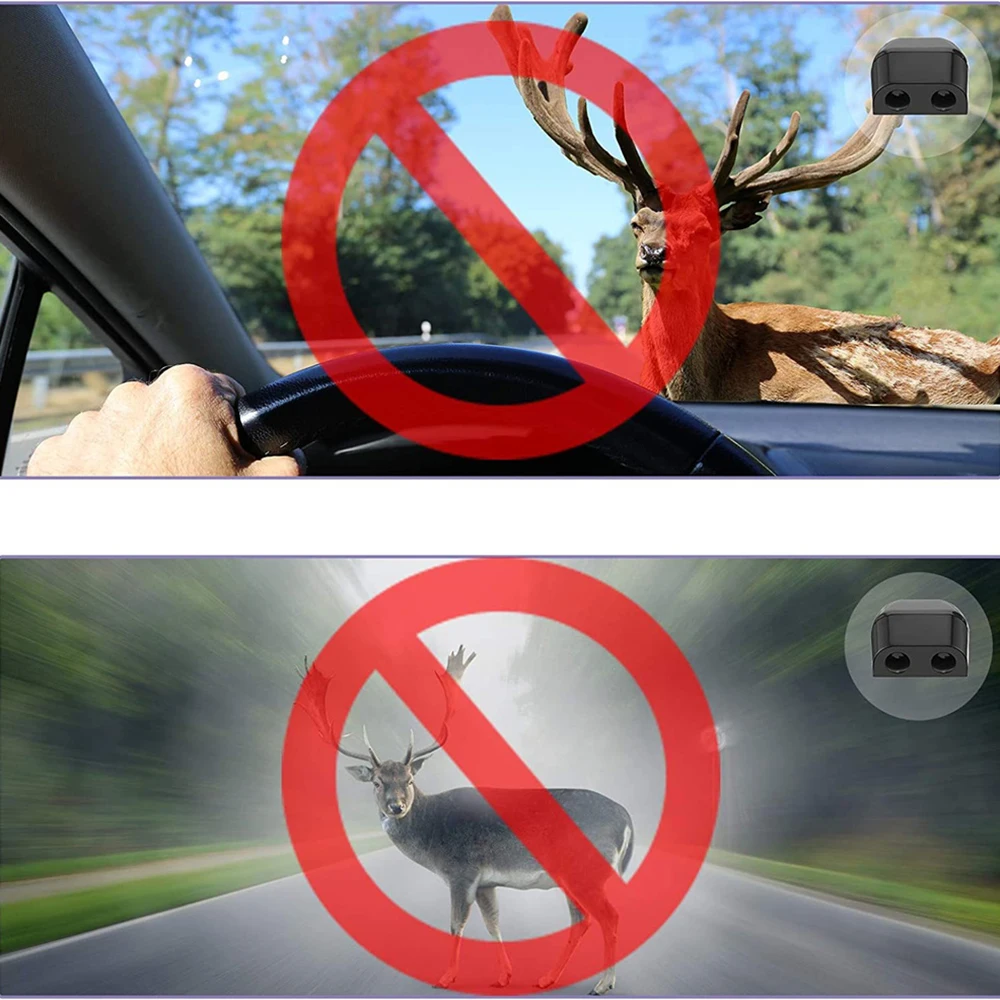 8/4Pc Anti Collision Siren Deer Repeller Wildlife Repel Warn Device For Vehicle Field Drive Animal Warn Whistles Alert Equipment