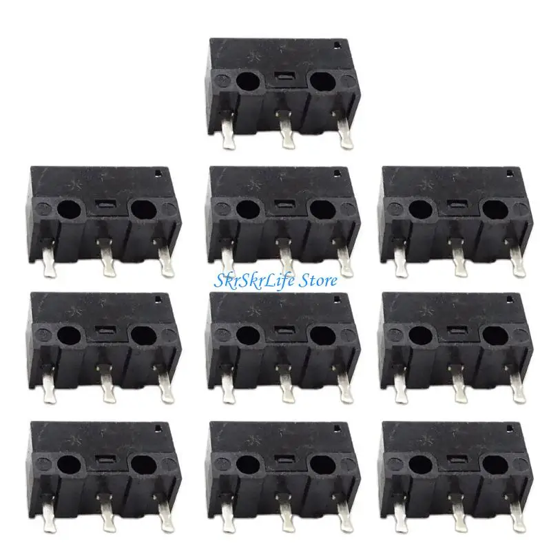 

E65E 2/10Pcs Original Mouse Micro Switch D2F-F Japan Dot Gold Alloy 10 Millions 0.7N
