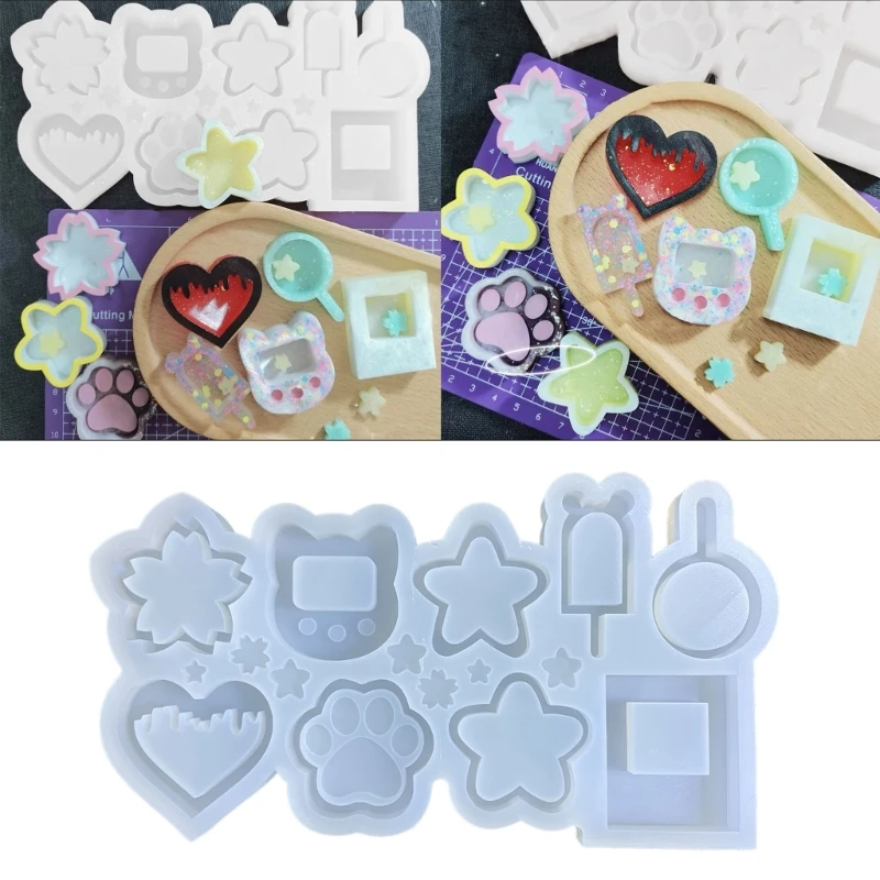 

Love Assemble Ornaments Decoration Silicone Mold Pendant Handmade Decoration Mold for Valentines Day Birthday Gift