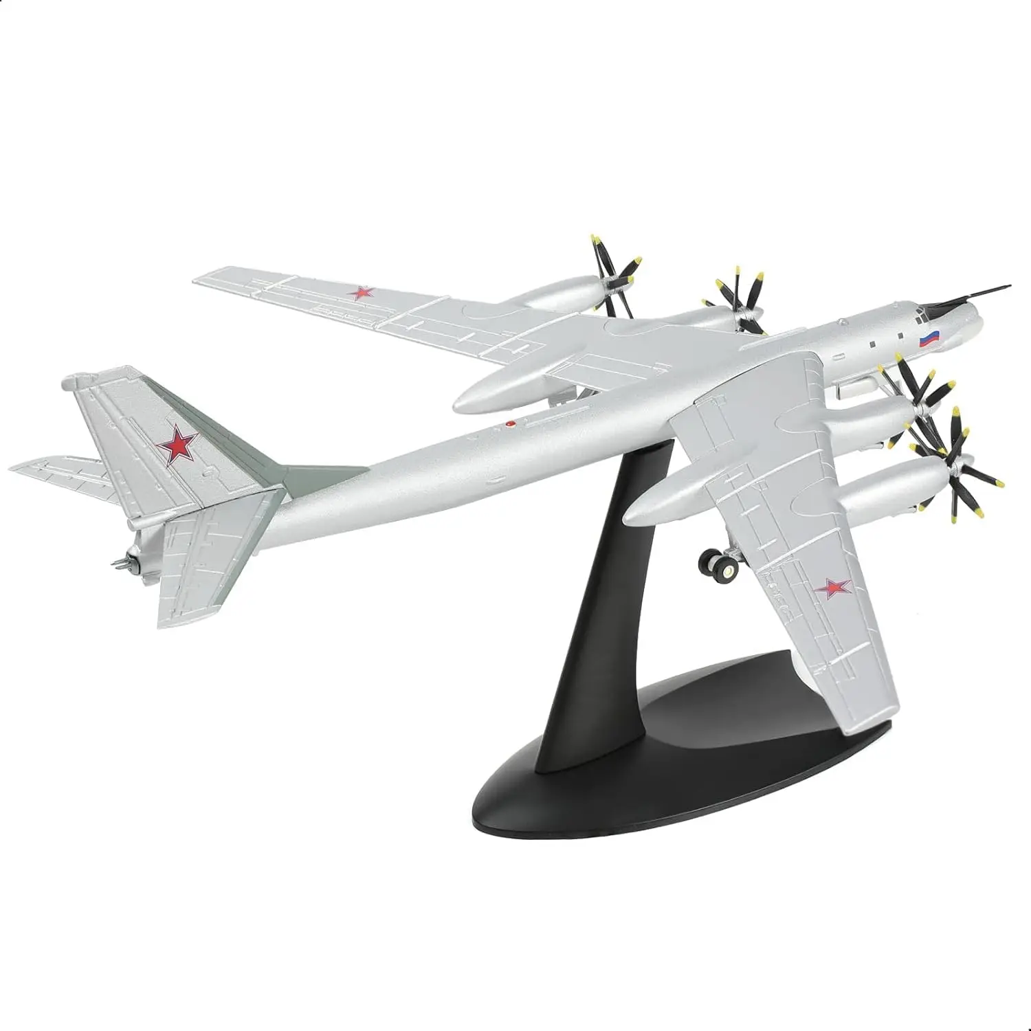 

1/200 Scale Tu-95 Fighter Model Strategic Bomber Aircraft Model Metal Diecast Airplane Model Kit for Adult Collection or Gift