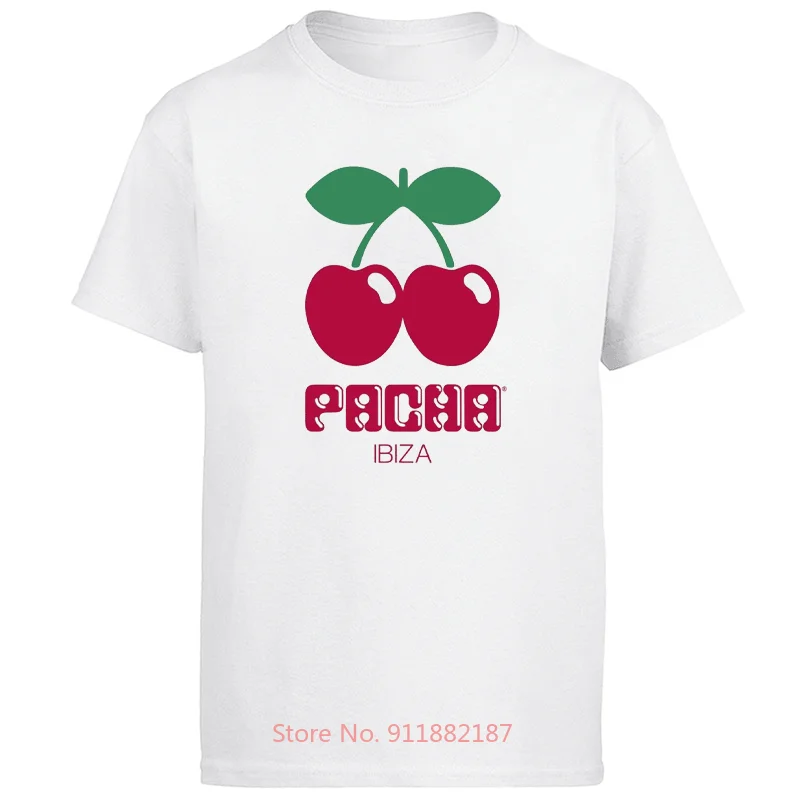 Pacha Ibiza Fashion Harajuku Graphic T Shirts Oversize Short Sleeve T-Shirts Summer Tees Tops Streetwear Mens Clothes