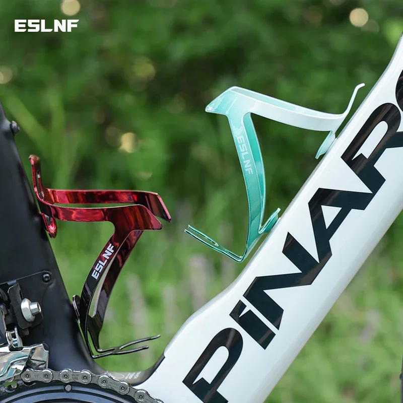 ESLNF Aluminum Alloy Bike Water Bottle Holder Cycling Drink Rack Mount for Bicycle Cup Cages Bicycle water bottle cage