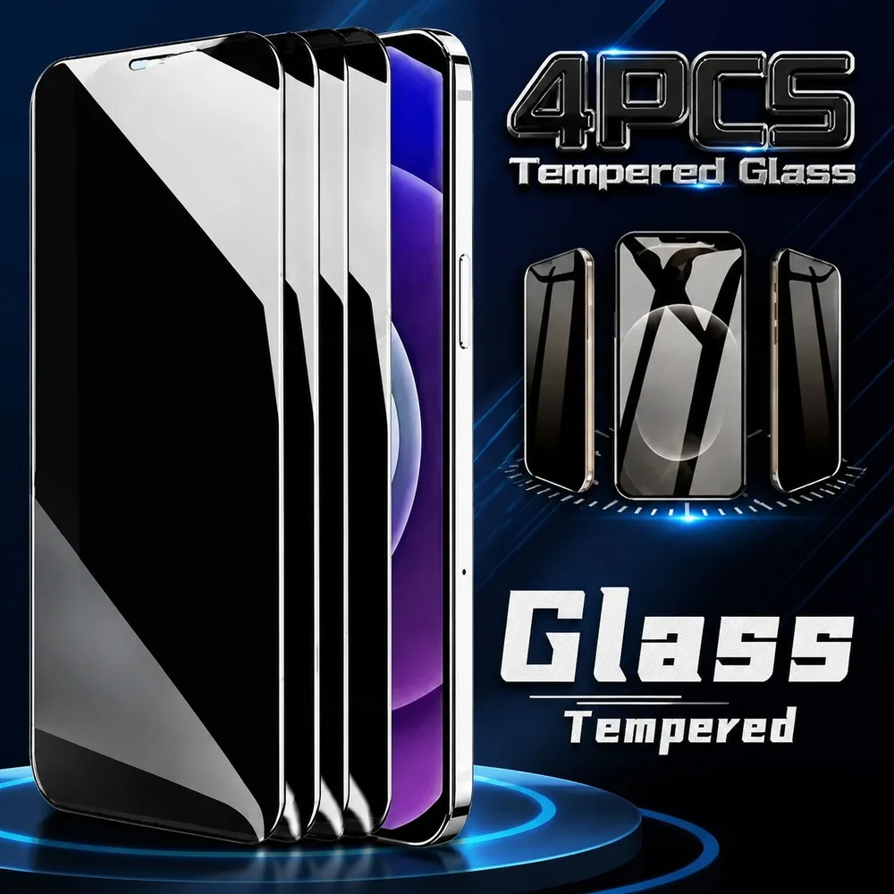 4 Stück Privatsphäre-Schutzglas für TECNO Camon 50 4G 50 Pro 4G 50 Pro 5G Anti-Spy Displayschutz für TECNO Camon 50 Ultra 40