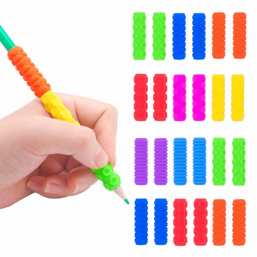

4/14/24 шт. сенсорная игрушка для детей, силиконовый чехол для сенсорной ручки, карандаш для снятия стресса, ручка для детей и взрослых, тактические игрушки