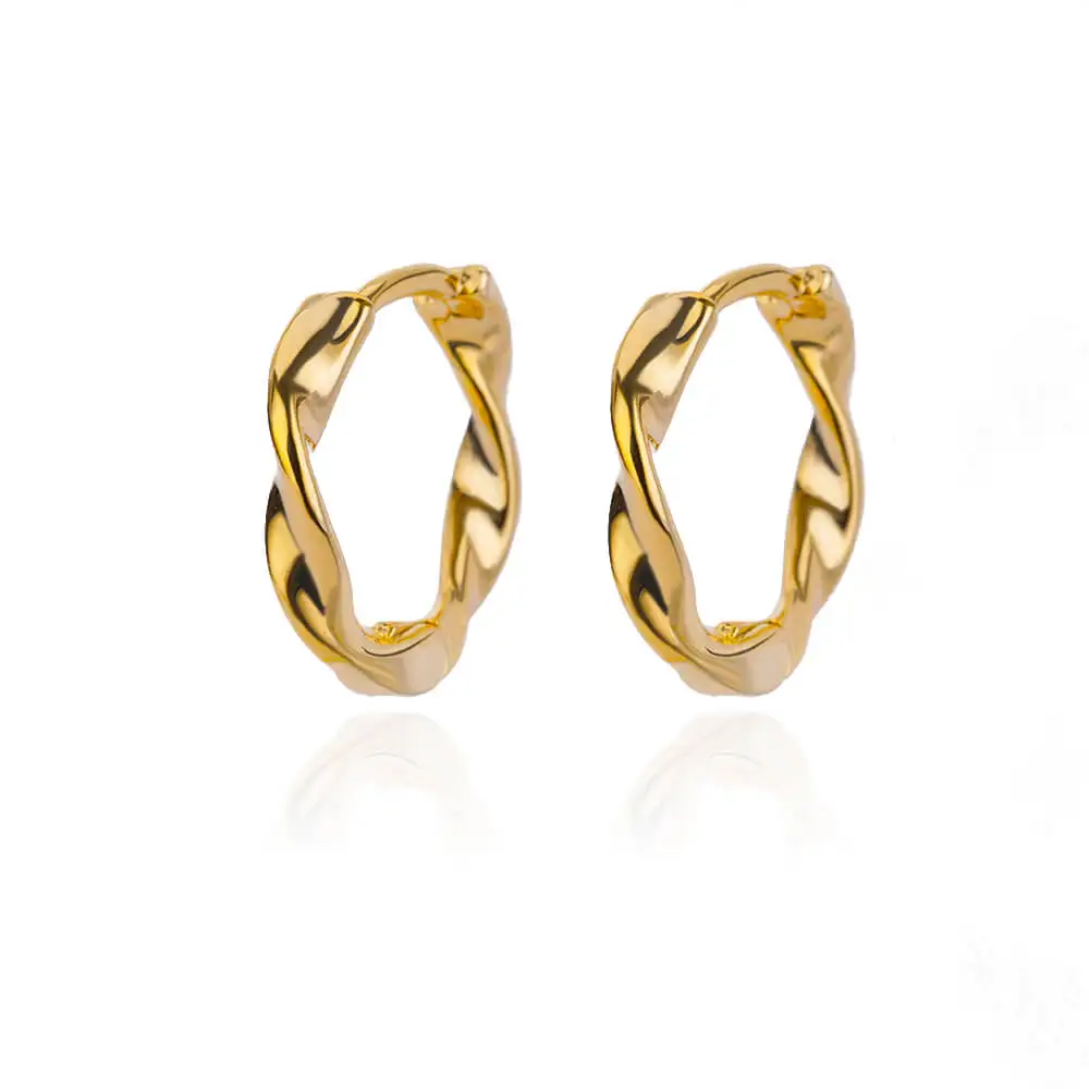 Elegante runde Ohrringe für Frauen und Mädchen, luxuriöse Edelstahl-Creolen, Vintage-Stil, Hochzeit, Verlobung, ästhetischer Schmuck