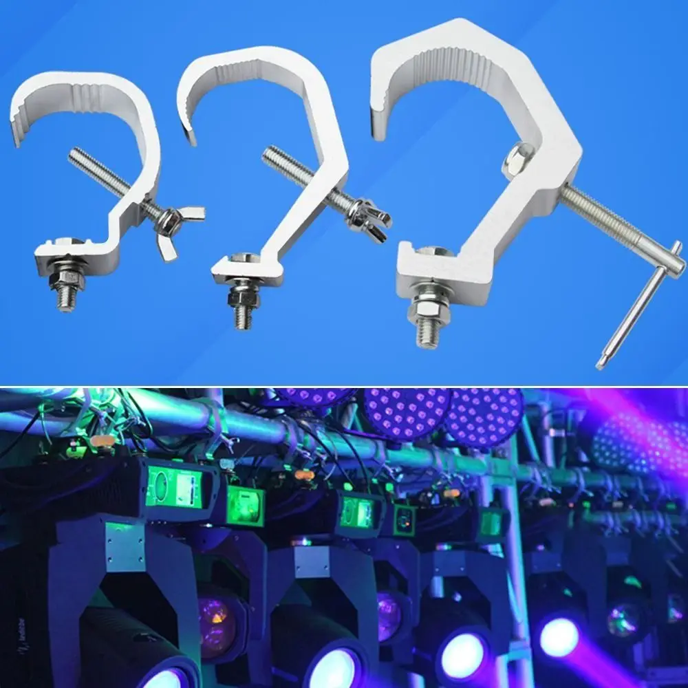 

10pcs/set Aluminum Alloy Stage Light Hook with Rotating Button Adjustable Lamp Clamp Stage Lighting Convenient