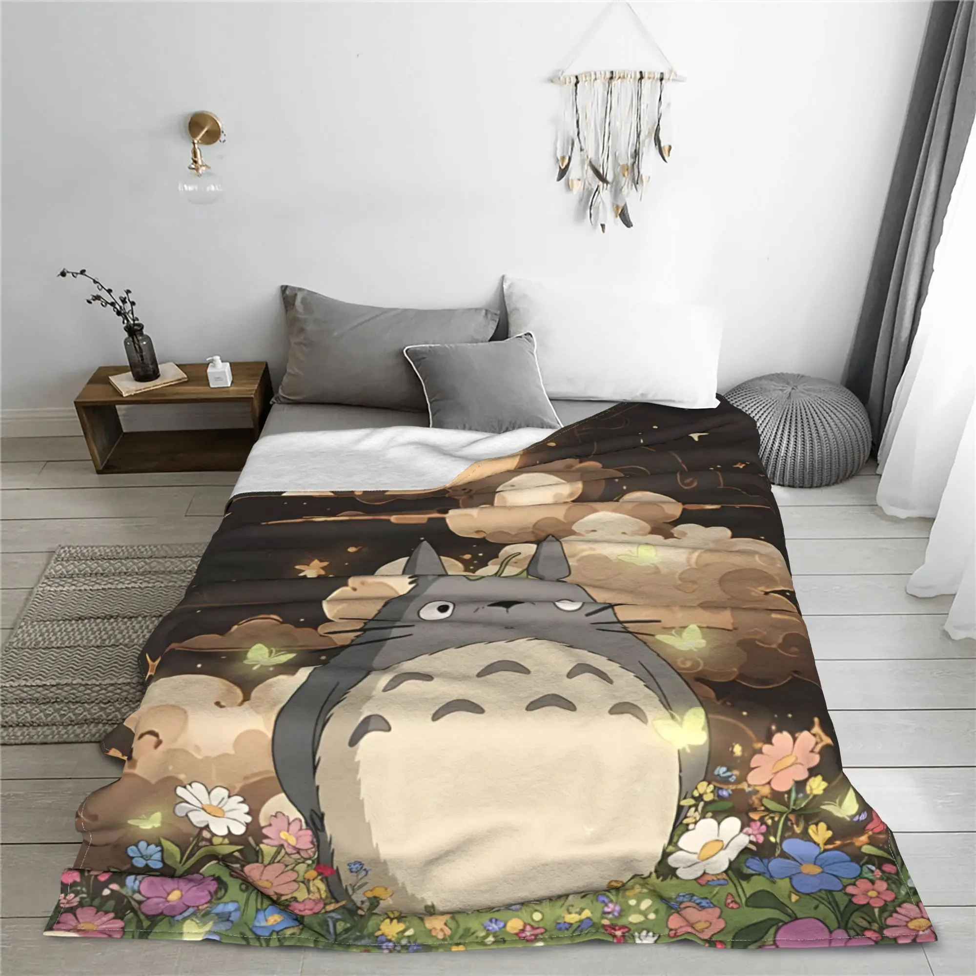 1PC home Cutecore My Neighbor Totoros  Blanket Super Cosy Plush Home Living Room Sofa halloween