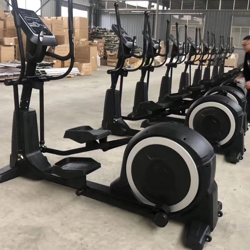 Máquina elíptica de entrenamiento cruzado, equipo de fitness de gimnasio comercial de larga duración, calidad, venta de fábrica