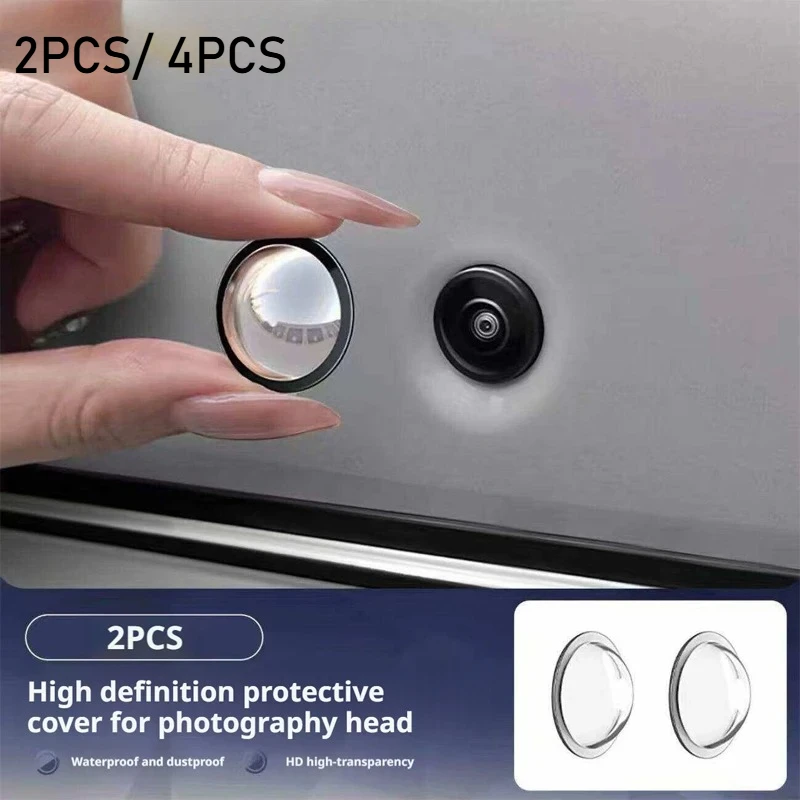BLALION 2PCS Car Camera Lens Protector Advanced Scratch Car Camera Lens Guards Waterproof And Dustproof Protection Accessories