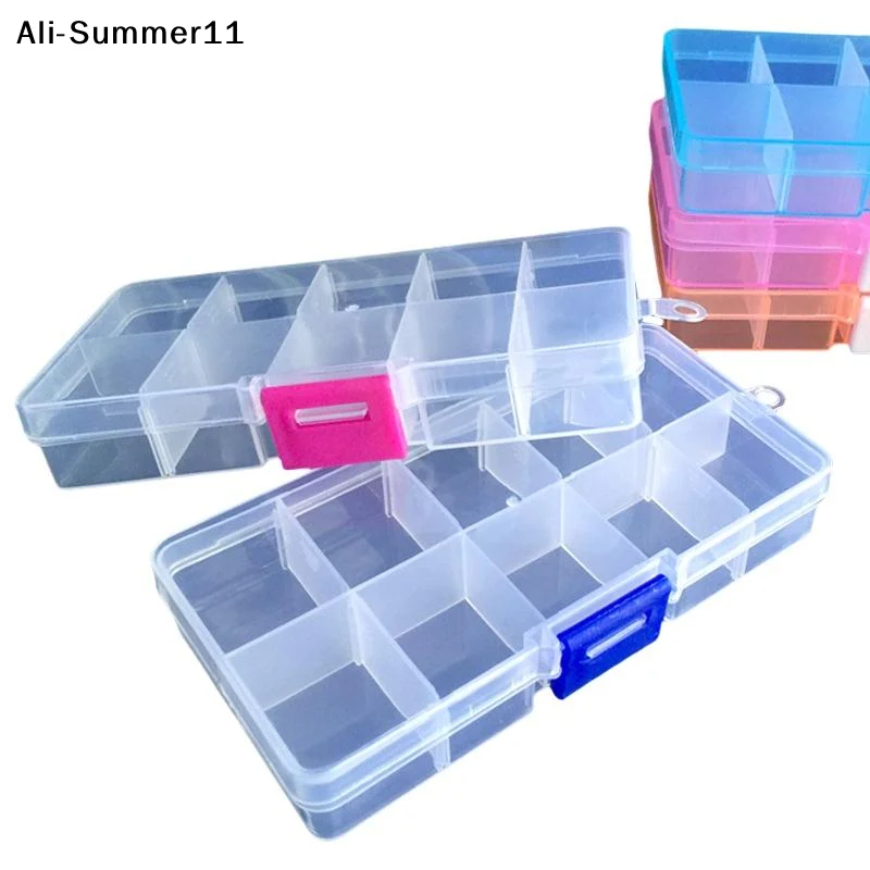 

【A6L】1/3PCS Compartment Plastic Storage Box 24 Grids Parts Organizer Box Jewelry Bead Screw Holder Case Display Container