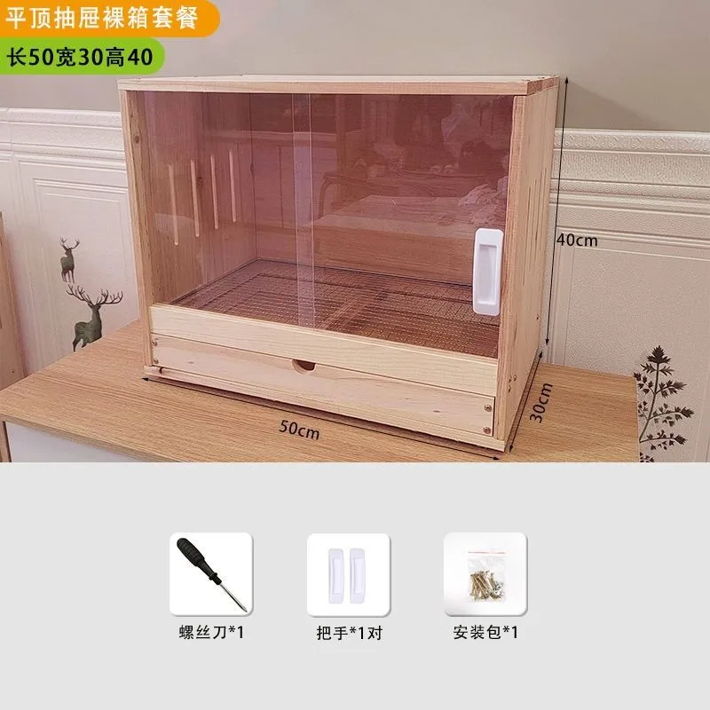 Drawer Type Constant Temperature Quail Incubator Insulated Breeding Box Full Accessory Set for Coturnix Quail Hatching