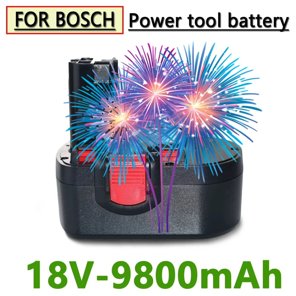 

18V 9.8Ah For Bosch BAT025 BAT026 BAT160 2607335277 2607335535 2607335735 PSR 18 VE-2 GSR Remplacement Battery