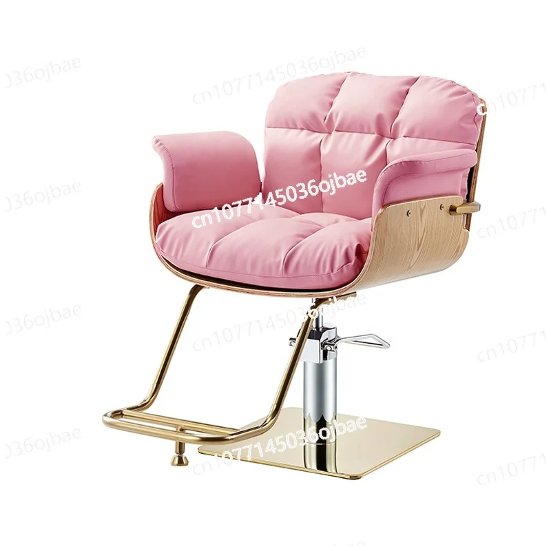 360 degree rolling rotating pink salon equipment beauty salon furniture barber chair