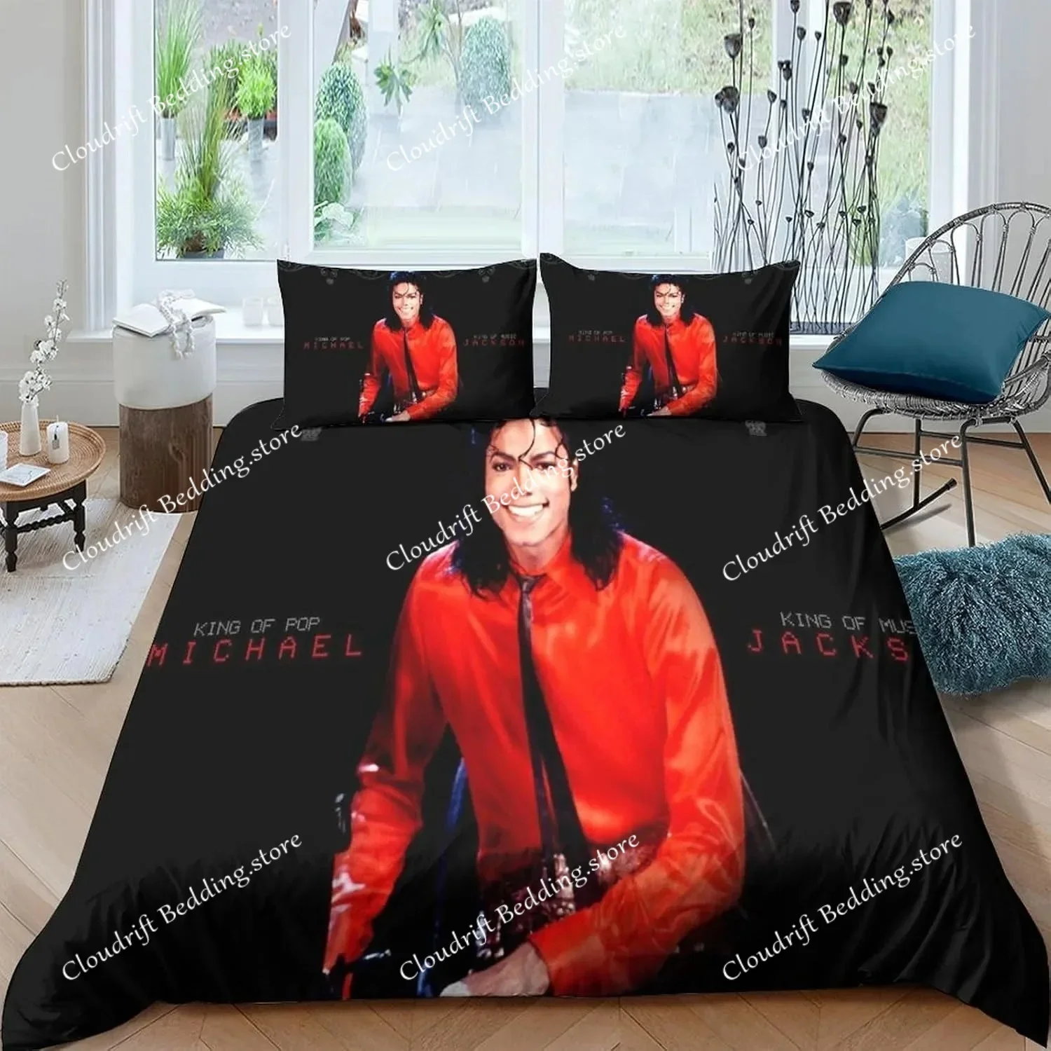 

Duvet Cover Michael Jackson 3D Exquisite Digital Printing Bedding Set Comforter Bed Youth Home Decor Adult Boys Gift026