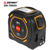 SNDWAY Laser Tape Measure High Precision Laser Rangefinder Digital Distance Meter 2 in 1 Construction Roulette SW-TM40A/SW-TM60A