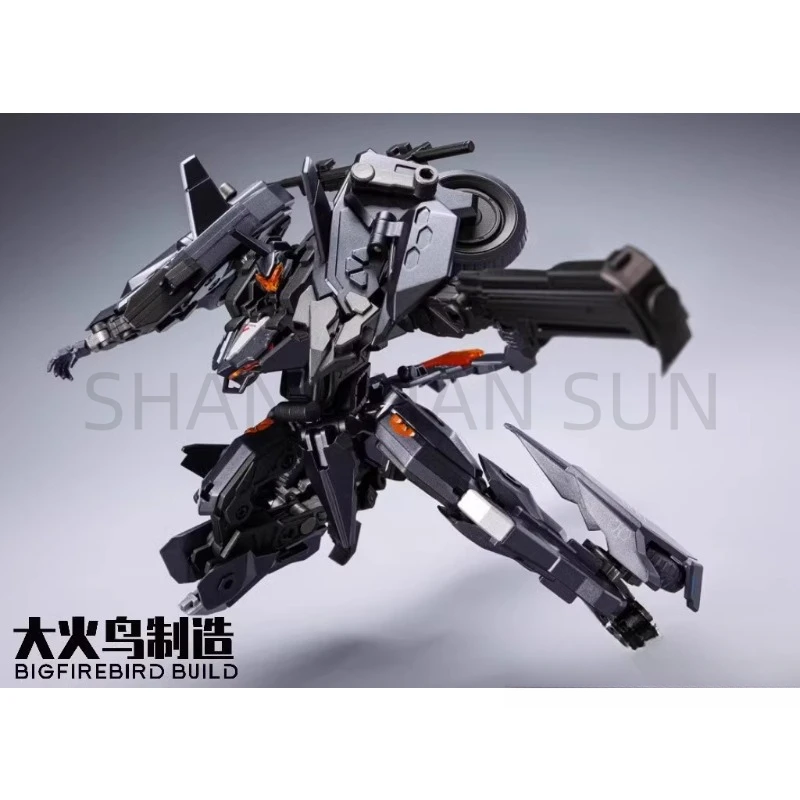 [IN STOCK] BigFirebird Build Transformation GOLDEN CROW-FOUREYES V-02 V02 Movable Alloy Finished Product Action Figure