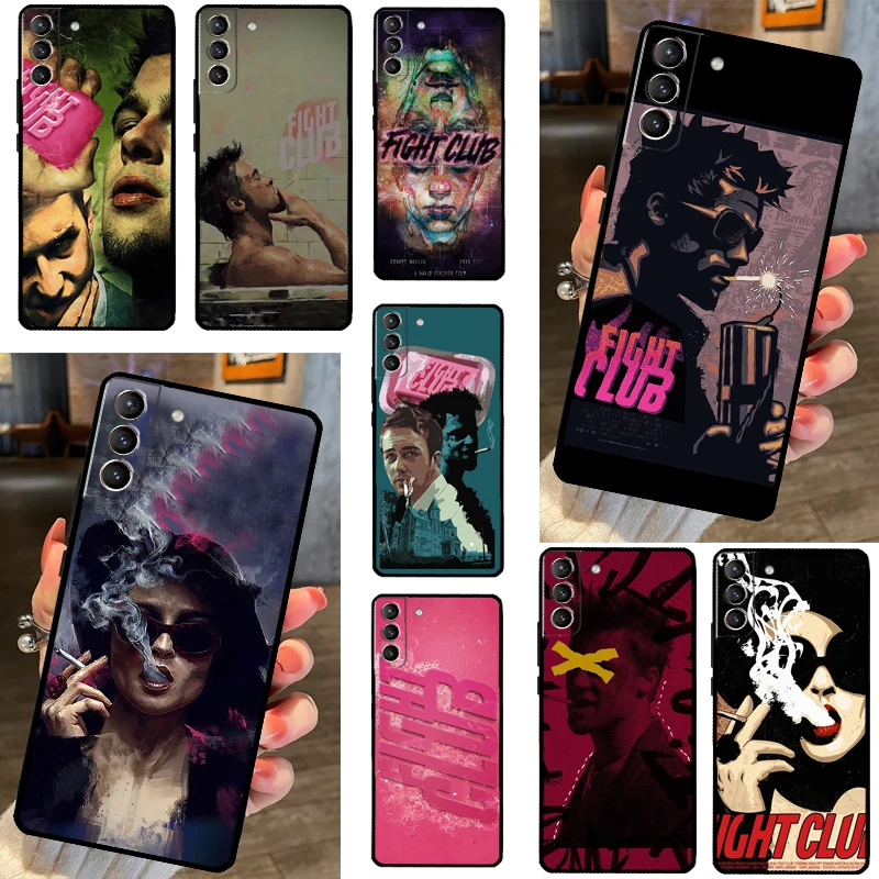 Fight Club Bar of Soap Case For Samsung Galaxy S23 S22 Ultra Plus S8 S9 S10 Plus Note 10 20 S21 FE S20 FE Cover