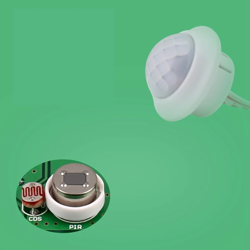 Sensor Infravermelho Humano Multifuncional Ajustável, TD, Delay, 220V