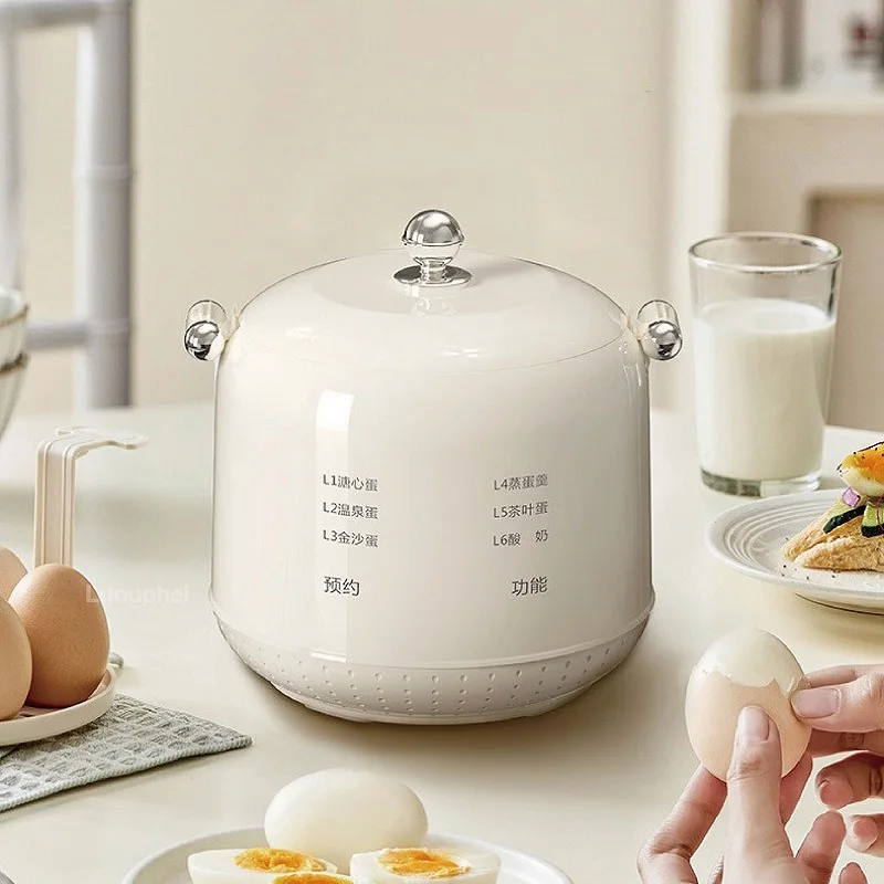 220V Egg Cooker 300W Mini Dormitory Fast Breakfast Machine Multifunctional Electric Steamer Suitable for boiled egg/steamed eggs