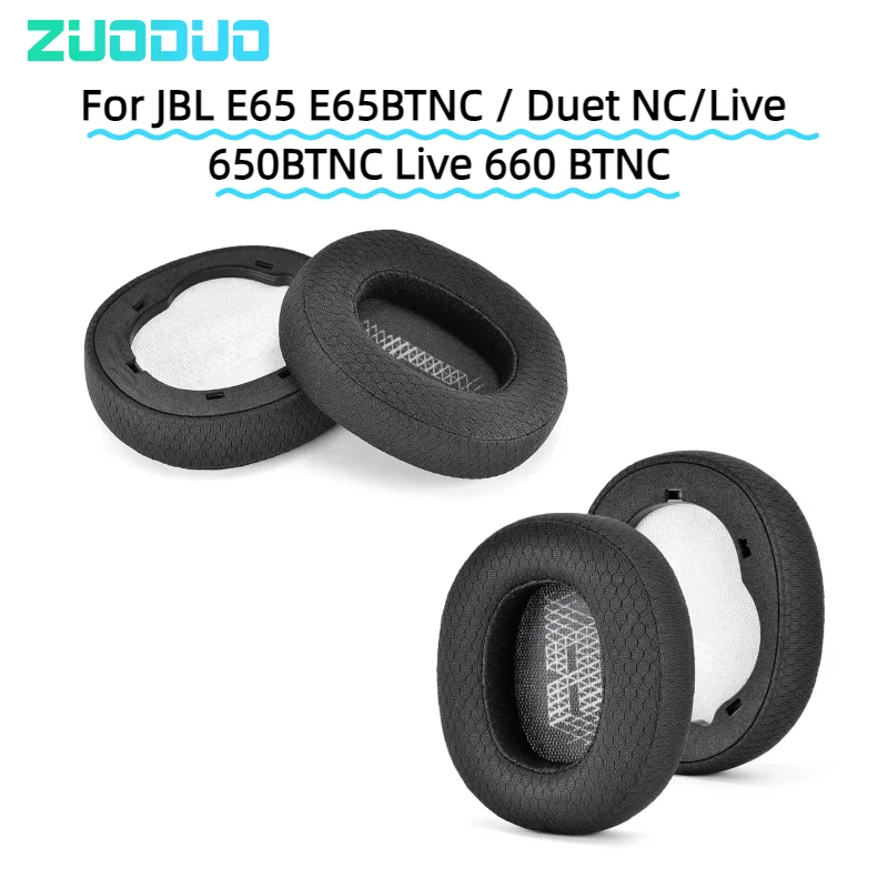 

Ear pads for JBL E65 E65BTNC / Duet NC/Live 650BTNC Live 660 BTNC Leather Sleeve Cooling Gel Earmuff Memory Covers Sponge Soft