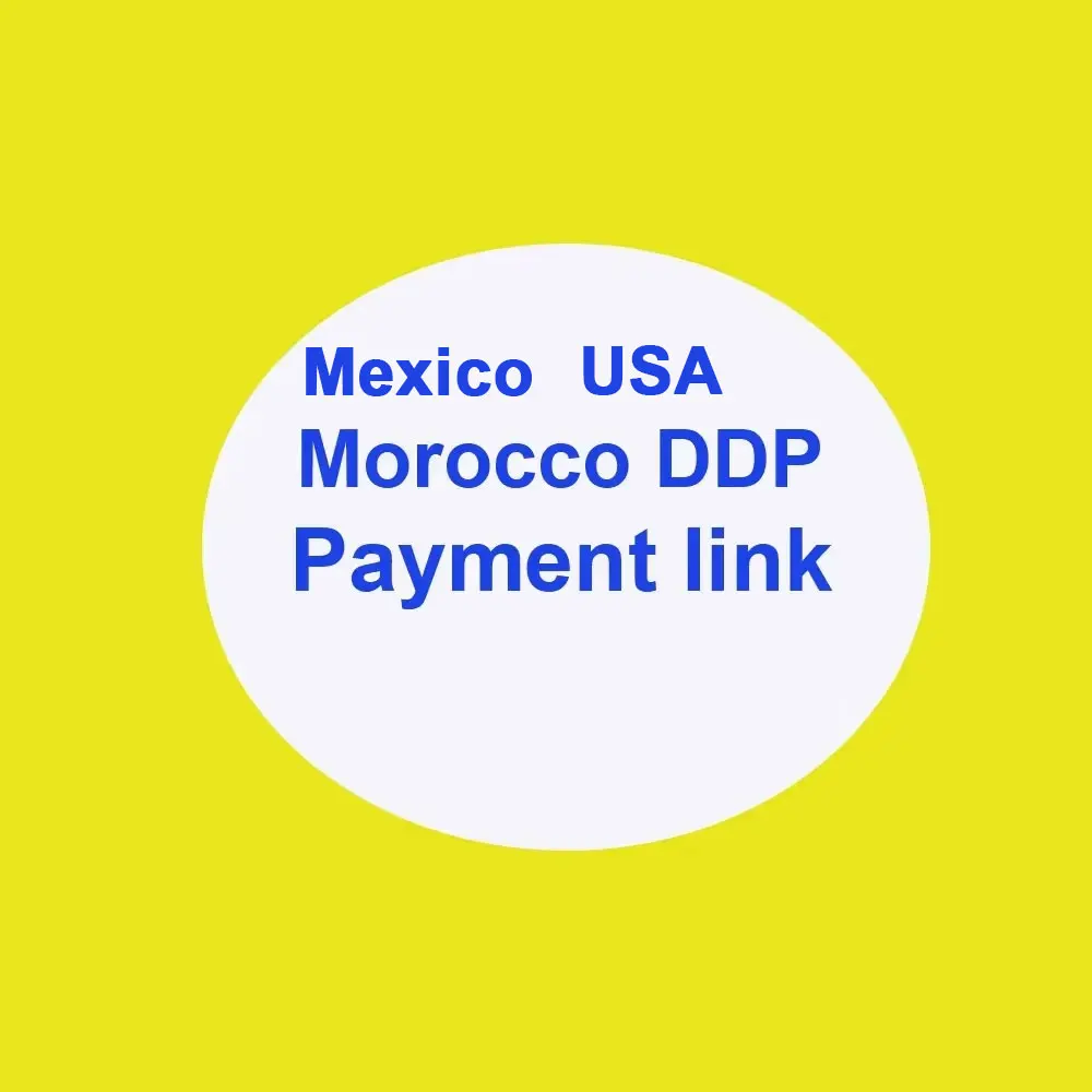 Pour le Mexique USA Maroc DDP Lien de paiement Argent supplémentaire pour notre produit ou livraison