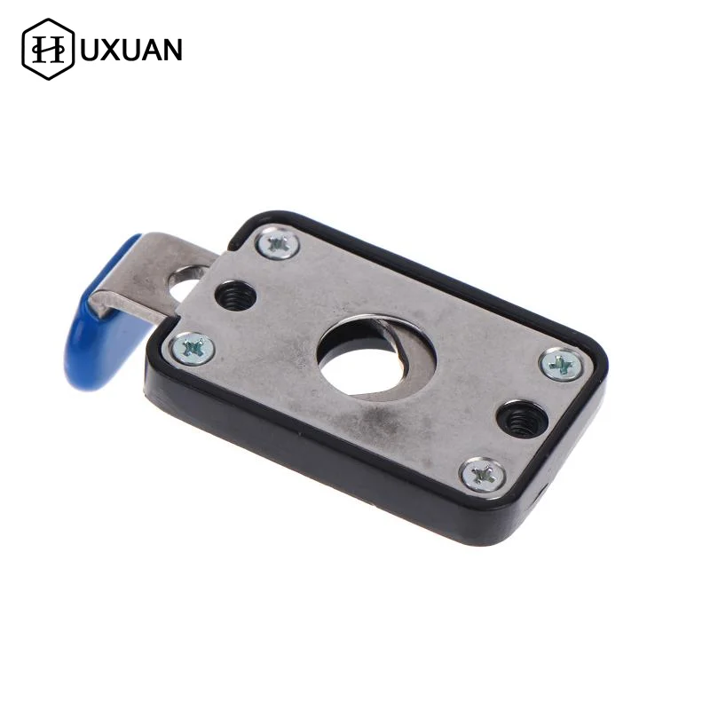 【12MM Led Pacht Screen Spring Fast Box Lock Stainless Steel Connection Lock For Rental Leasing Box Side Hook Large Screen Handle