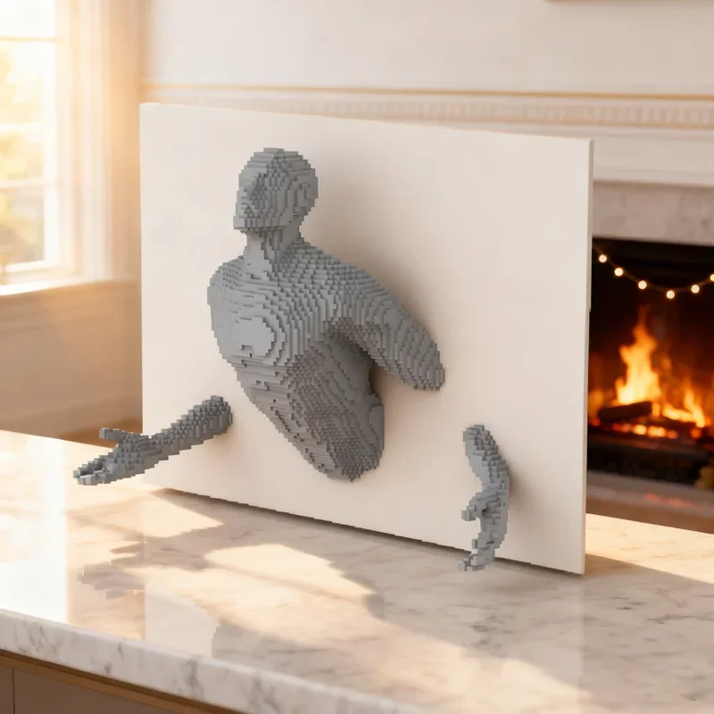 

Набор для сборки модели MOC из 5642 деталей: Скульптура, строительные блоки, конструктор, развивающая игрушка, подарок на Рождество и День рождения