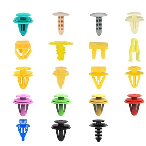 500Pcs 1000Pcs Mixed Car Buckle, Car Bumper Door Panel Fixed Clip, Universal Car Clip, Mixed Car Bumper Fender, Decorative Door Panel Protective Cover, Engine Cover Holder, Rivet Push Clip with Fastener Remover 8 best sales bumper twingo - №1