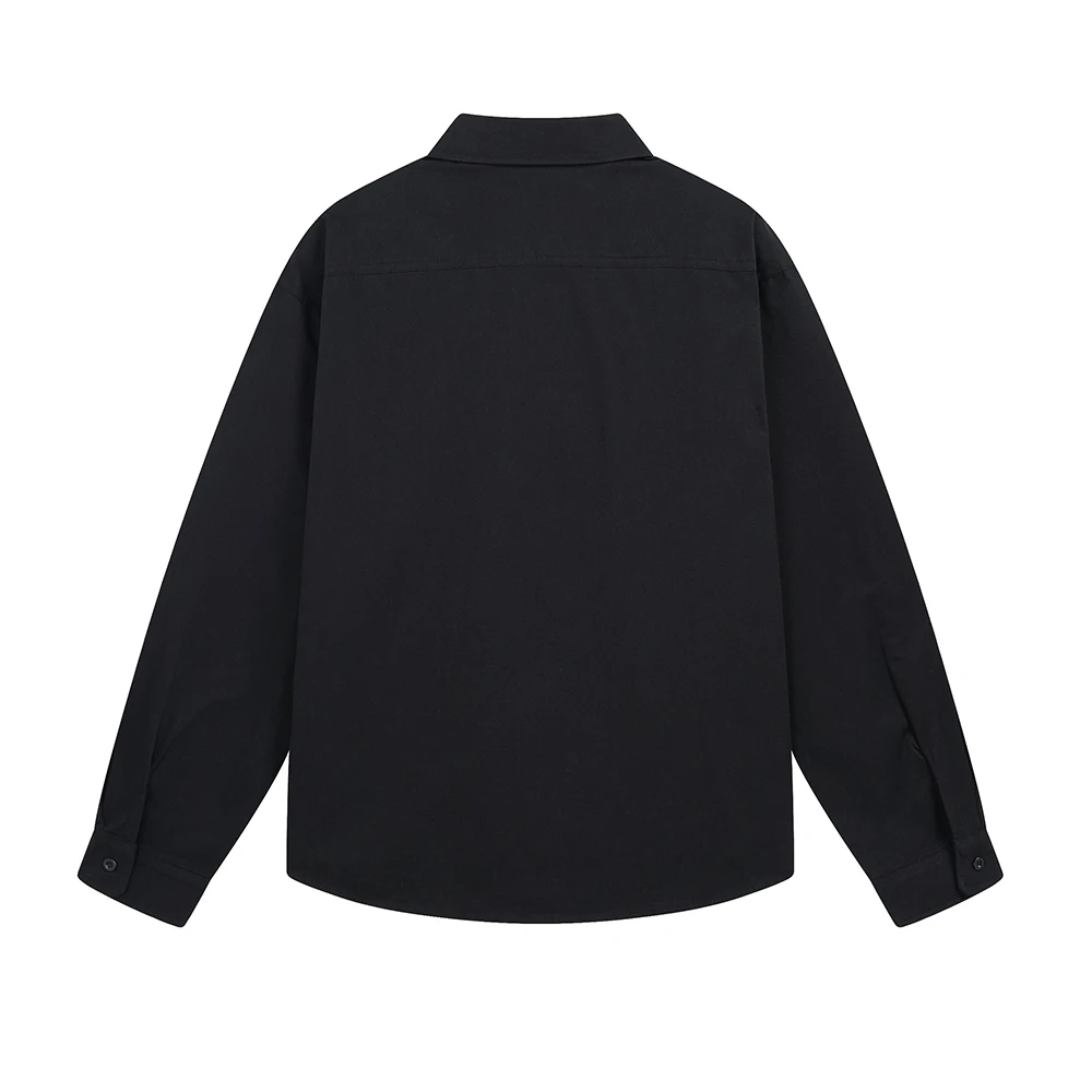 Printed Goth Men's Shirts Y2k Streetwear Designer Tops Oversized Long Sleeve Shirt For Man Korean Popular Clothes Japanese Style
