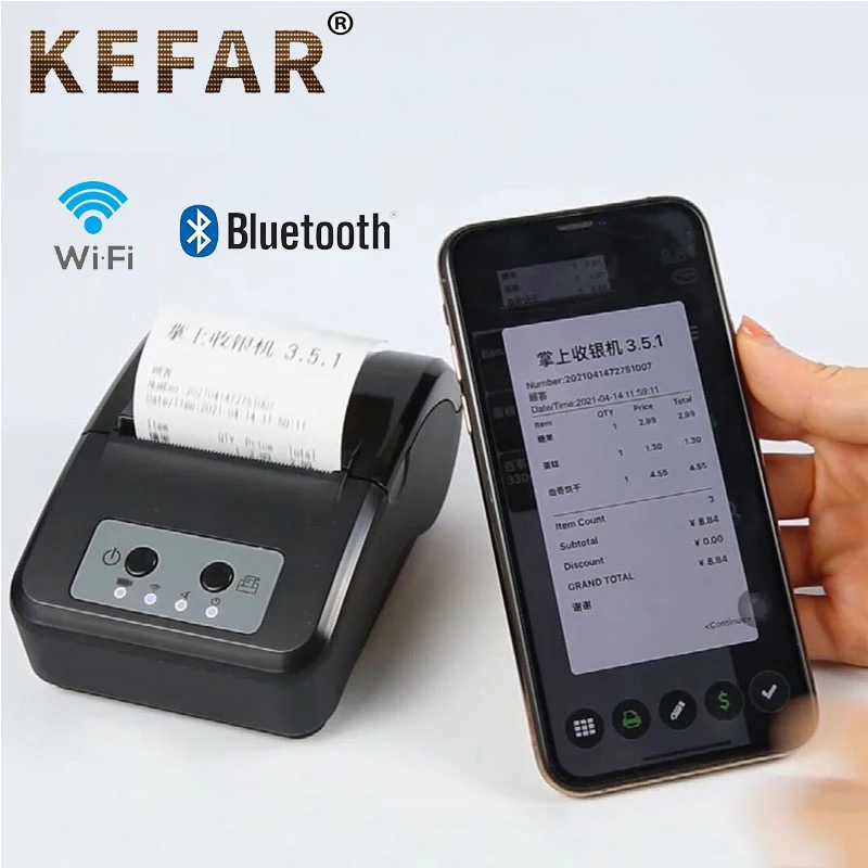 Mini Impressora Térmica Portátil do Recibo do Oem Impressora Handheld Inkless para o Bolso Usb Wifi Bluetooth